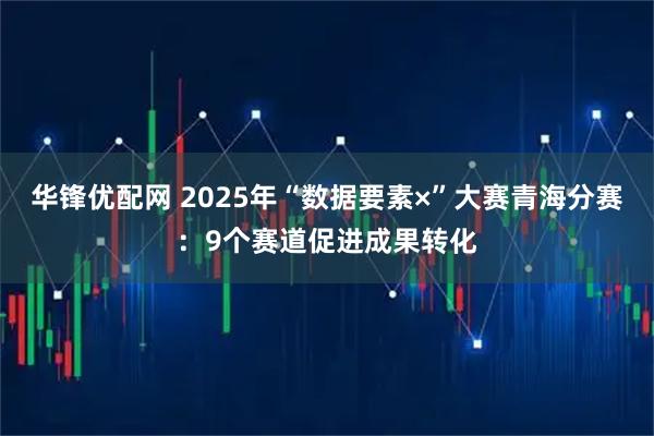 华锋优配网 2025年“数据要素×”大赛青海分赛：9个赛道促进成果转化