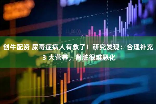 创牛配资 尿毒症病人有救了！研究发现：合理补充 3 大营养，肾脏很难恶化